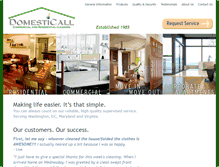 Tablet Screenshot of domesticall.com